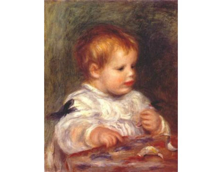 Jacques fray as a baby
 by Pierre Auguste Renoir