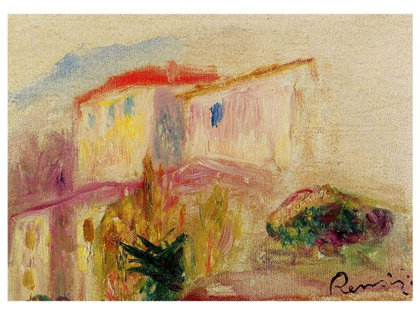 Le Poste At Cagnes (study)
 by Pierre Auguste Renoir