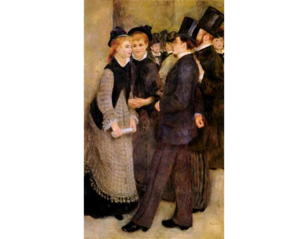 Leaving The Conservatoire
 by Pierre Auguste Renoir