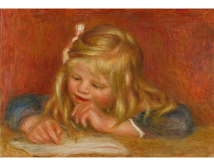 Coco Reading
 by Pierre Auguste Renoir