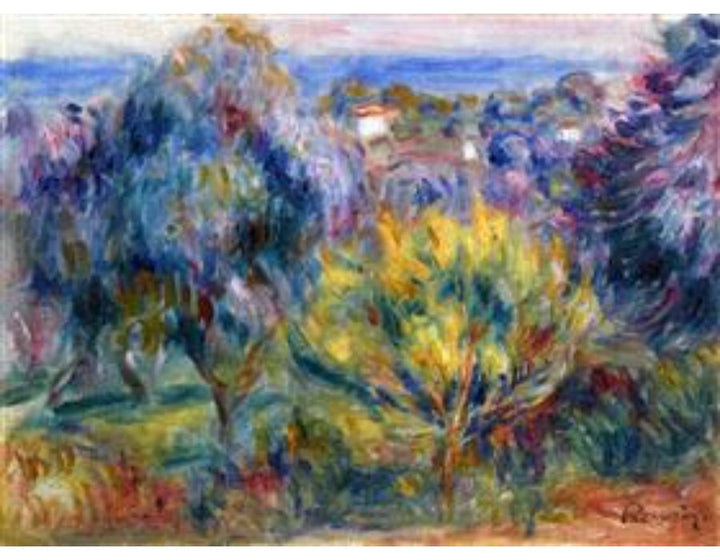 Landscape with a View of the Sea
 by Pierre Auguste Renoir