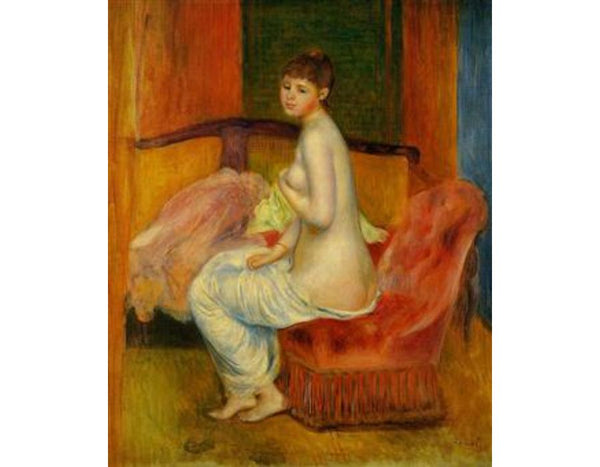 Seated Nude (At East)
 by Pierre Auguste Renoir