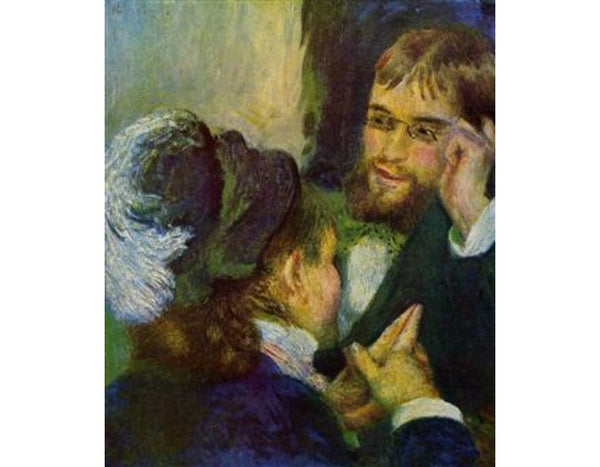 Conversation by Pierre Auguste Renoir