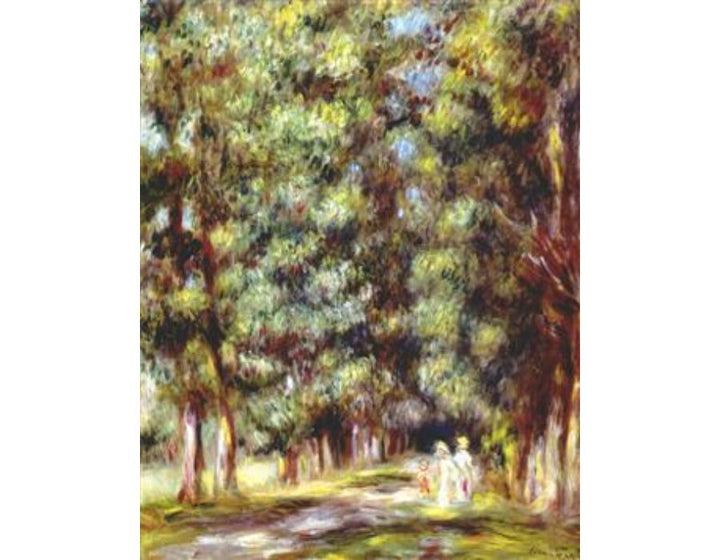 Path through the undergrowth
 by Pierre Auguste Renoir