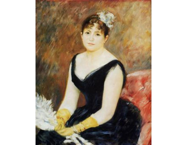 Madame Leon Clapisson Aka Marie Henriette Valentine Billet
  by Pierre Auguste Renoir