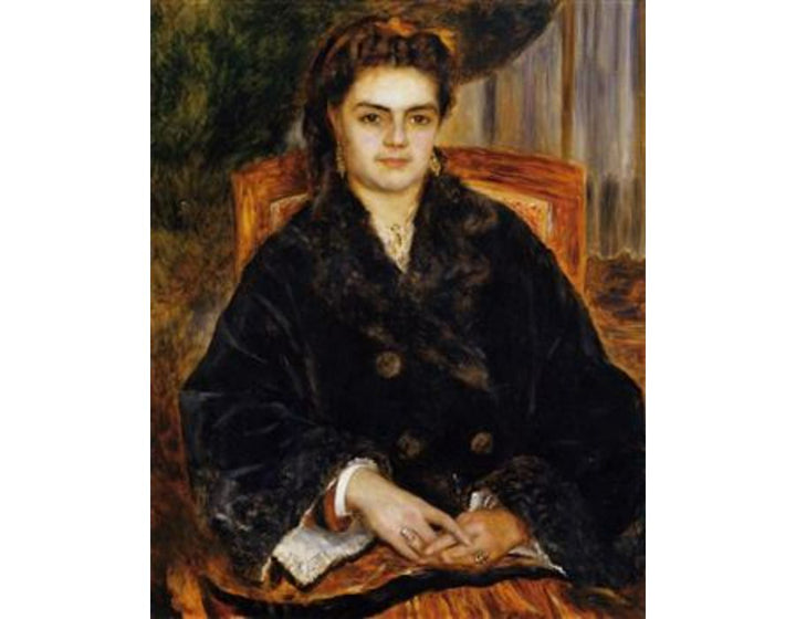 Madame Marie Octavie Bernier by Pierre Auguste Renoir