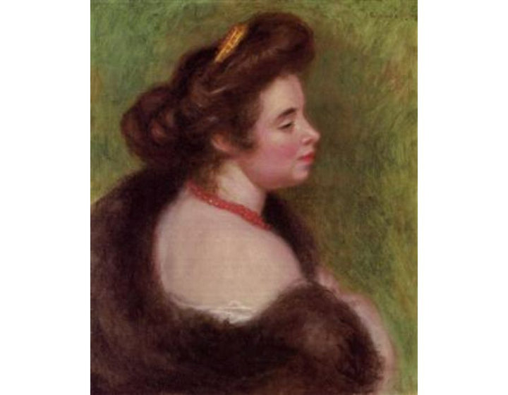 Madame Maurice Denis Nee Jeanne Boudot by Pierre Auguste Renoir