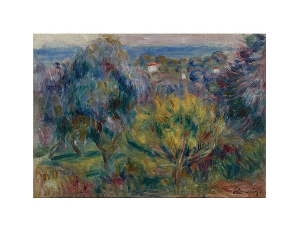 Paysage Avec Vue Sur La Mer by Pierre Auguste Renoir