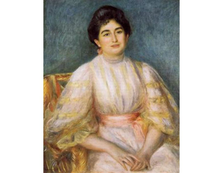 Madame Paul Gallimard Nee Lucie Duche by Pierre Auguste Renoir