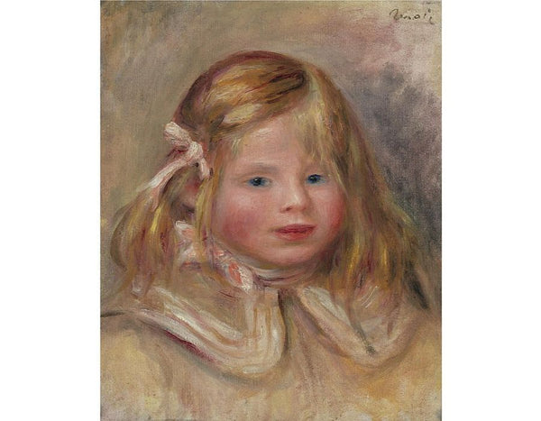 Coco Au Ruban Rose by Pierre Auguste Renoir