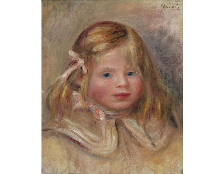 Coco Au Ruban Rose by Pierre Auguste Renoir