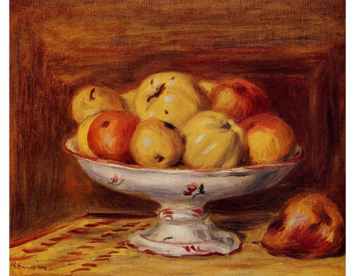 Still Life With Apples And Pears by Pierre Auguste Renoir