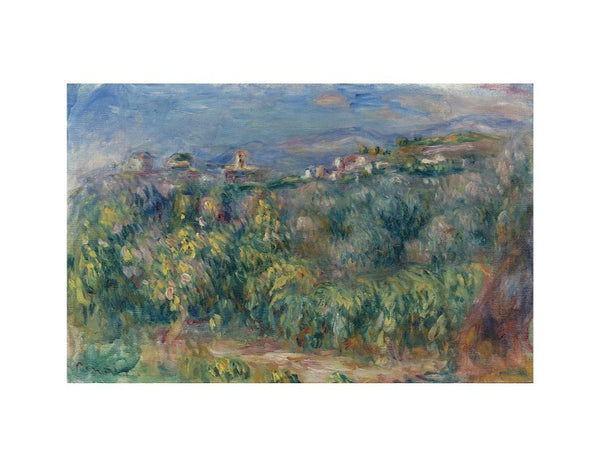 Paysage De Provence, Cagnes by Pierre Auguste Renoir