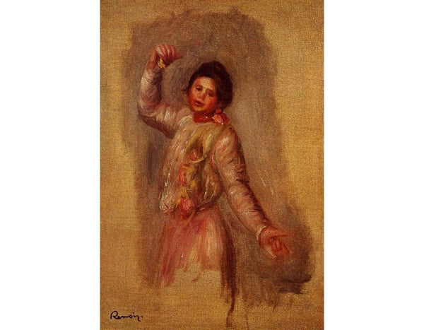 Dancer With Castenets by Pierre Auguste Renoir