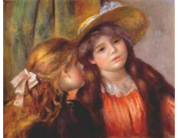 Two girls by Pierre Auguste Renoir