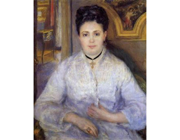 Madame Victor Chocquet by Pierre Auguste Renoir