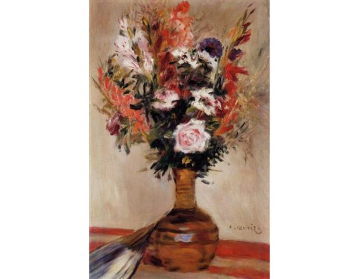 Roses in a Vase 2
 by Pierre Auguste Renoir