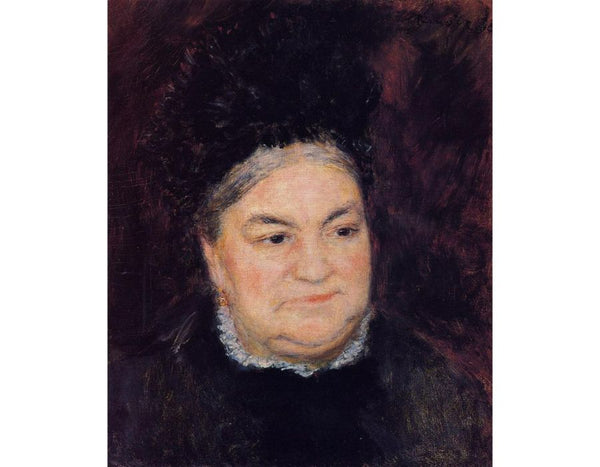 Portrait of an Old Woman (Madame le Coeur)
 of an Old Woman (Madame le Coeur)
 by Pierre Auguste Renoir