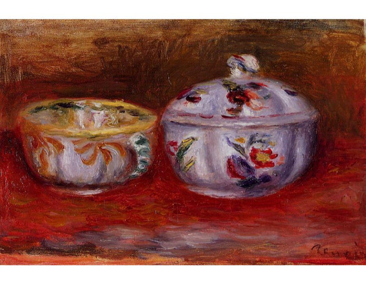 Still Life With Fruit Bowl
 by Pierre Auguste Renoir