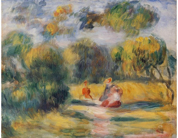 Figures In A Landscape
 by Pierre Auguste Renoir