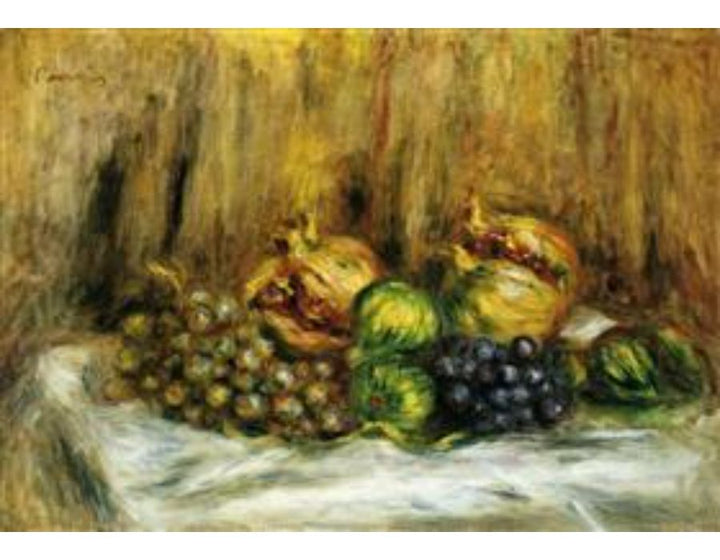 Still Life With Grapes
 by Pierre Auguste Renoir