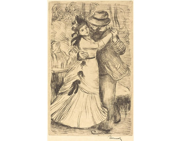 La Danse A La Campagne 2e Planche (Stella 2)
 by Pierre Auguste Renoir