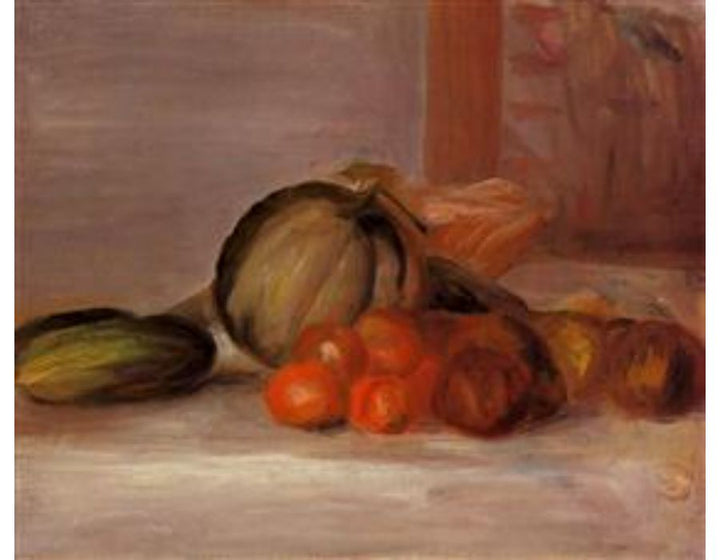 Still Life With Melon2 by Pierre Auguste Renoir