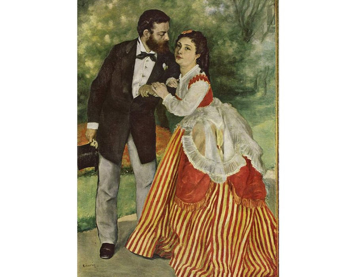 Portrait of Alfred and Marie Sisley by Pierre Auguste Renoir