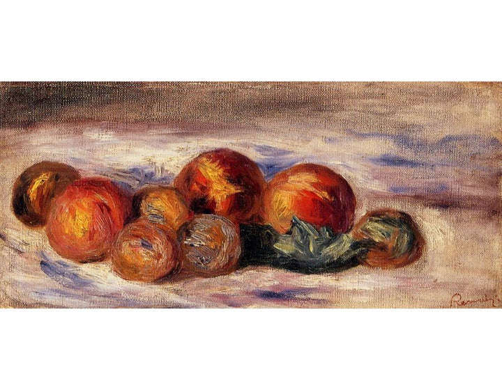 Still Life With Peaches by Pierre Auguste Renoir