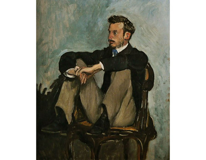 Frederic Bazille
 by Pierre Auguste Renoir