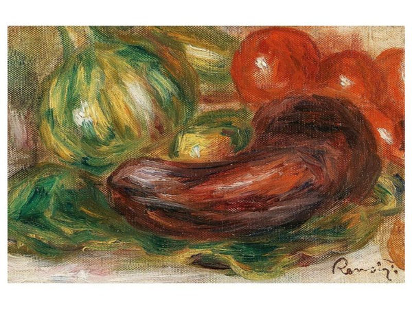 Courgettes, Tomates Et Aubergine by Pierre Auguste Renoir