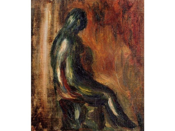 Study Of A Statuette By Maillol by Pierre Auguste Renoir