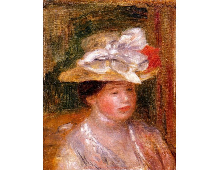 Head of a Woman I by Pierre Auguste Renoir