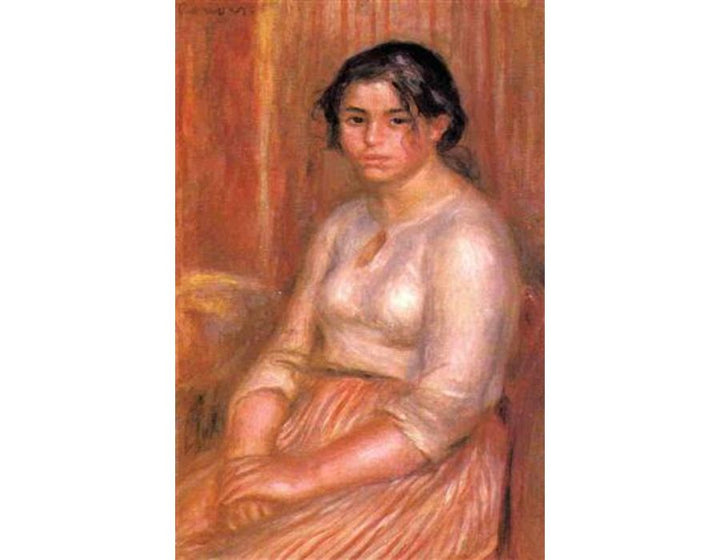 Gabrielle Seated by Pierre Auguste Renoir