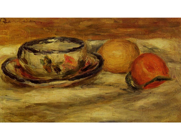 Cup, Lemon and Tomato
 by Pierre Auguste Renoir