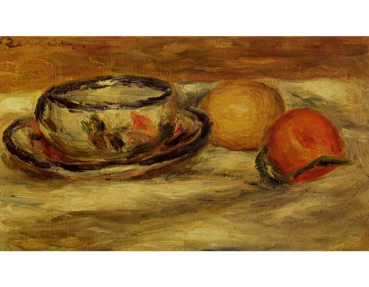 Cup, Lemon and Tomato
 by Pierre Auguste Renoir