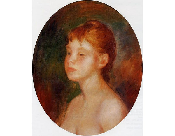 Study Of A Young Girl Aka Mademoiselle Murer
 by Pierre Auguste Renoir