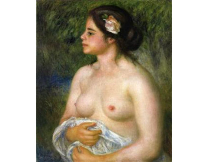 Gabrielle With A Rose Aka The Sicilian Woman
 by Pierre Auguste Renoir