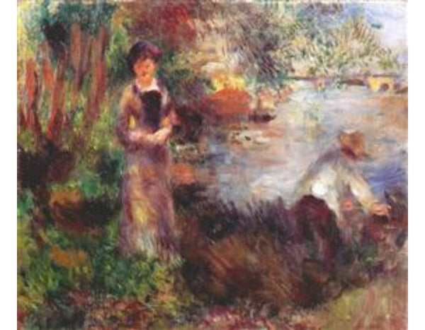 On the banks of the Seine at agenteuil 