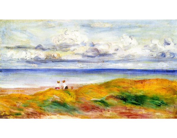 On A Cliff by Pierre Auguste Renoir