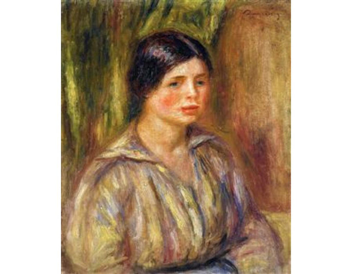 Bust of a Young Woman 2
 by Pierre Auguste Renoir