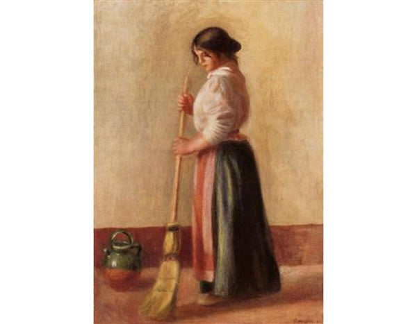 Sweeper by Pierre Auguste Renoir