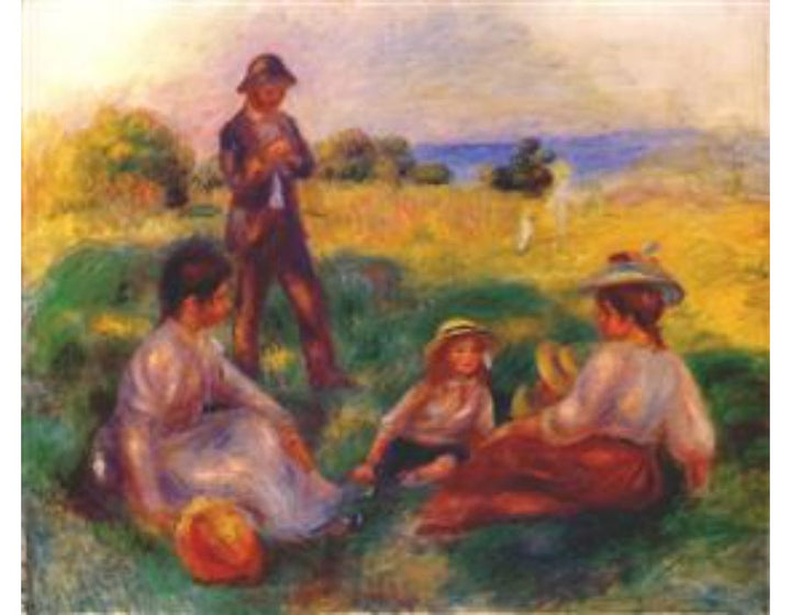 Party In The Country At Bernevalby Pierre Auguste Renoir