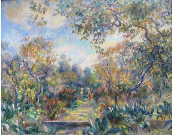 Landscape at Beaulieu
 by Pierre Auguste Renoir