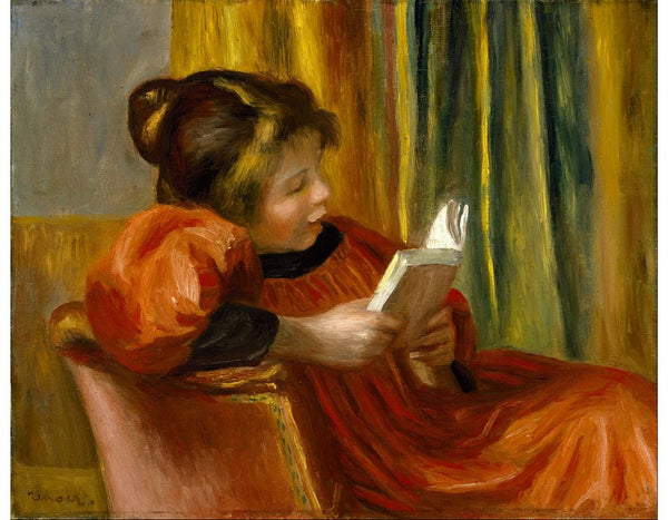 Girl Reading by Pierre Auguste Renoir