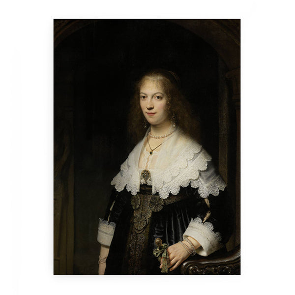 Portrait of Maria Trip (1619-1683) Painting