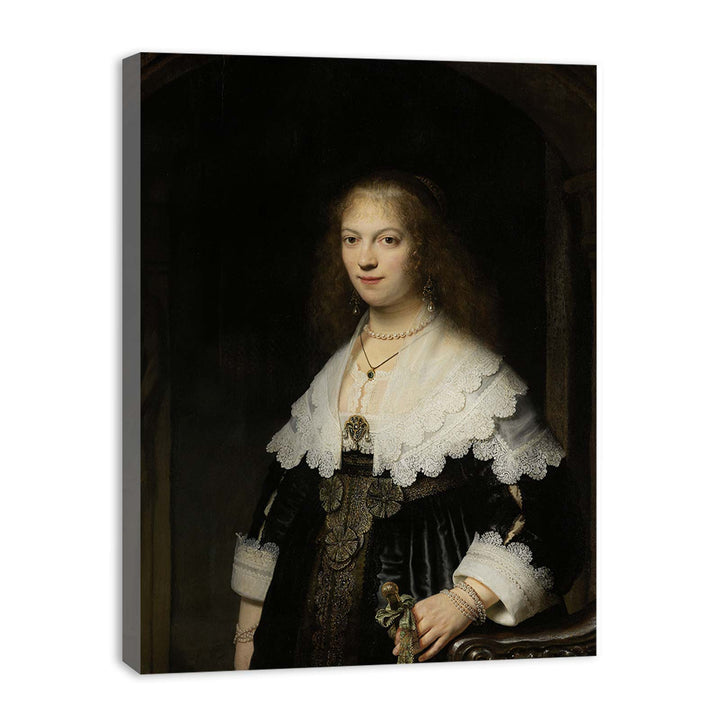 Portrait of Maria Trip (1619-1683) Painting