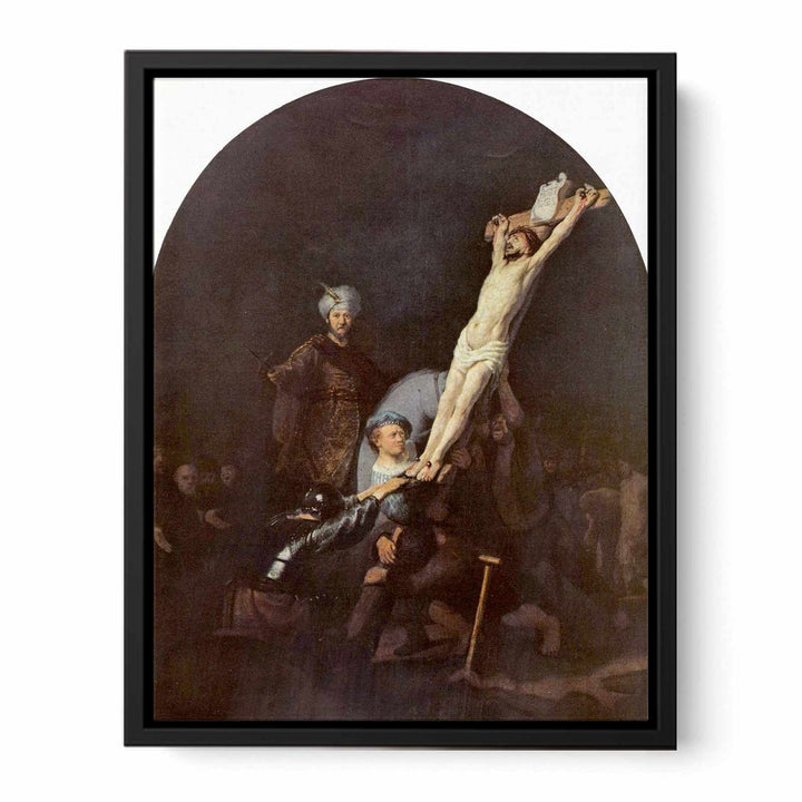 The raising of the cross [c. 1633]
 Painting