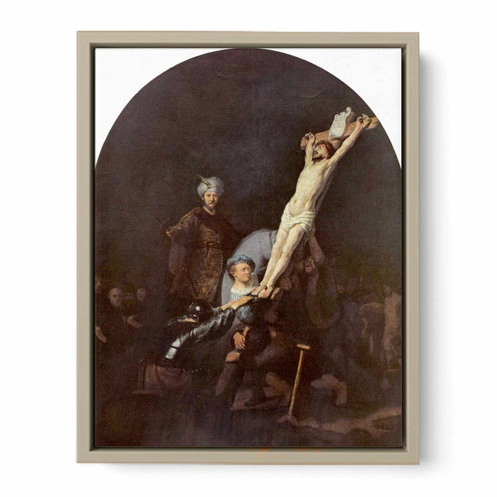 The raising of the cross [c. 1633]
 Painting