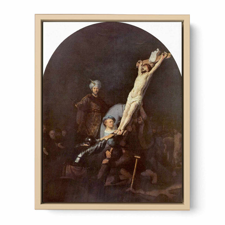 The raising of the cross [c. 1633]
 Painting